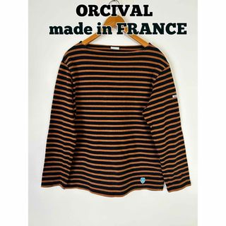 オーシバル(ORCIVAL)のORCIVAL バスクシャツ　カットソー　ロンT ボーダー　ボートネック(Tシャツ/カットソー(七分/長袖))