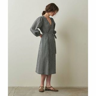 スティーブンアラン(steven alan)の【BLACK】<Steven Alan>RIPLE CHCEK DRESS/ワンピース(ロングワンピース/マキシワンピース)