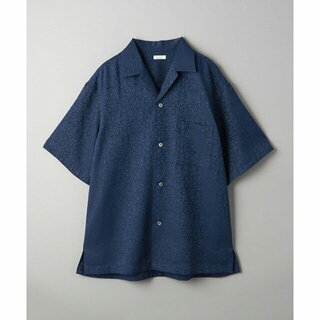 ビューティアンドユースユナイテッドアローズ(BEAUTY&YOUTH UNITED ARROWS)の【NAVY】ポリッシュ ジャガード オープンカラーシャツ(その他)