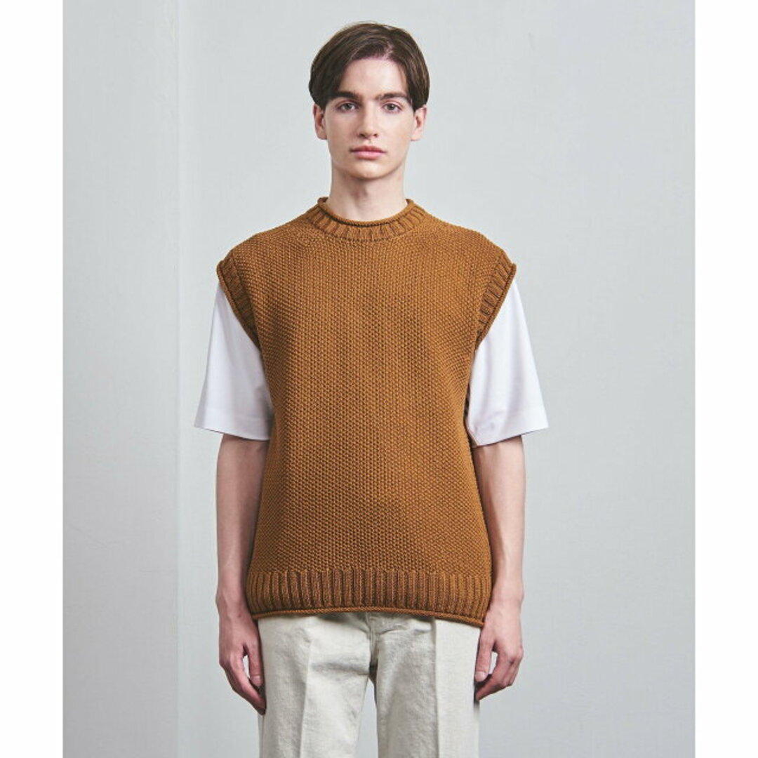 UNITED ARROWS(ユナイテッドアローズ)の【MD.BROWN】YAMAGATA バスケット クルーネック ベスト その他のその他(その他)の商品写真