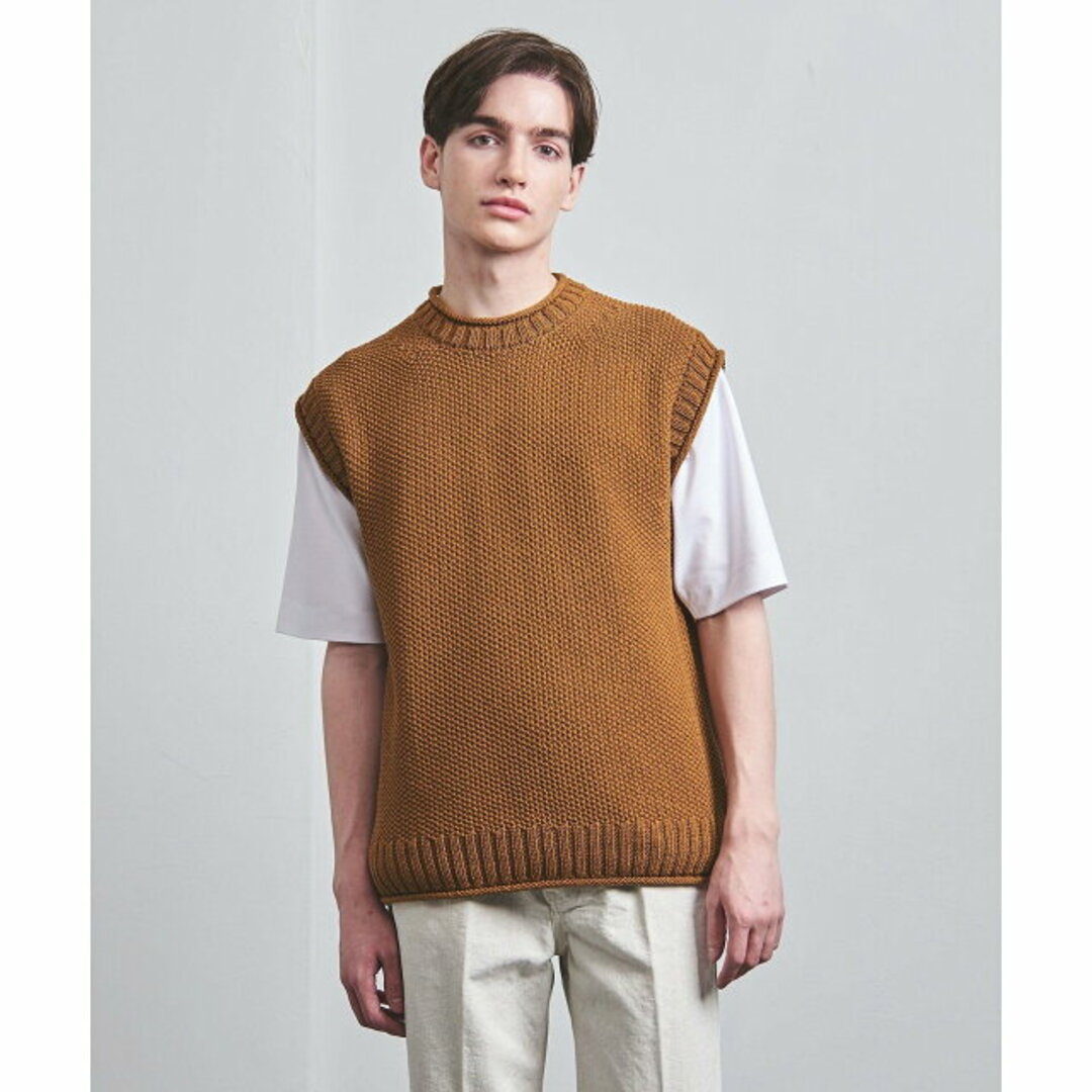 UNITED ARROWS(ユナイテッドアローズ)の【MD.BROWN】YAMAGATA バスケット クルーネック ベスト その他のその他(その他)の商品写真