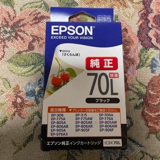 EPSON - エプソン インクカートリッジ ICBK70L(1コ入)