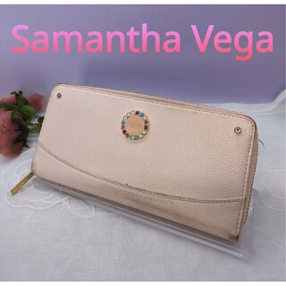 サマンサベガ(Samantha Vega)のSamantha Vega　長財布　ラウンドファスナー財布　ピンク財布(財布)