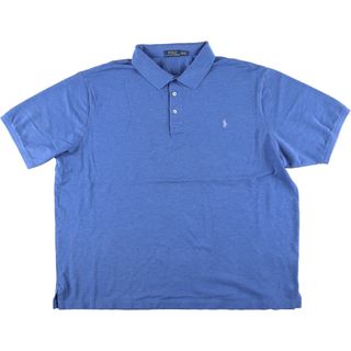 ラルフローレン(Ralph Lauren)の古着 ビッグサイズ ラルフローレン Ralph Lauren POLO RALPH LAUREN 半袖 ポロシャツ メンズXXXL /eaa430843(ポロシャツ)