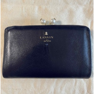 ランバンオンブルー(LANVIN en Bleu)のランバンオンブルー  パールがま口財布(財布)
