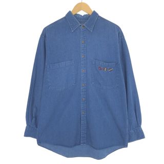 ギャップ(GAP)の古着 90年代 ギャップ GAP オールドギャップ 長袖 デニムシャツ メンズM ヴィンテージ /eaa428937(シャツ)