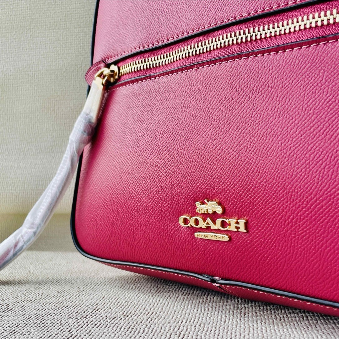 COACH(コーチ)の◇入手困難『新品未使用』大人気.コーチ.リュック.ピンク.F76622 レディースのバッグ(リュック/バックパック)の商品写真