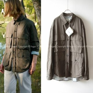 マルタンマルジェラ(Maison Martin Margiela)の【定価6.9万】T_COAT ジャングルファティーグ シャツジャケットミリタリー(シャツ)