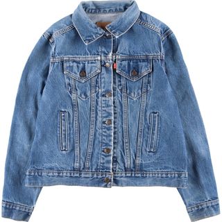 リーバイス(Levi's)の古着 90年代 リーバイス Levi's 76581-0214 デニムジャケット Gジャン USA製 レディースL ヴィンテージ /eaa435575(Gジャン/デニムジャケット)