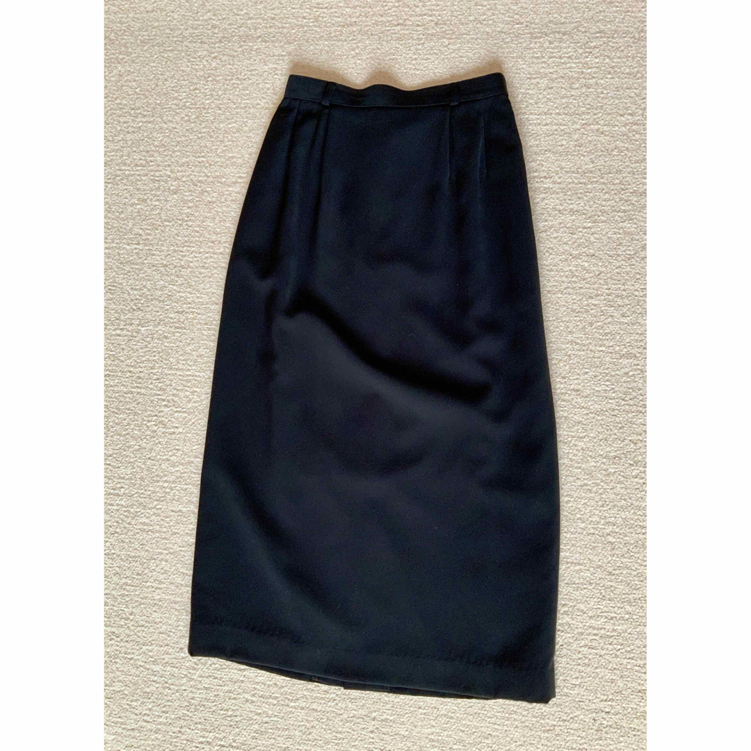 Iラインスカート ブラック S レディースのスカート(ロングスカート)の商品写真