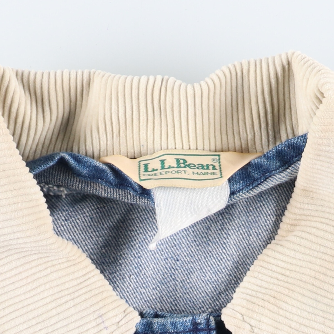 L.L.Bean(エルエルビーン)の古着 70年代 エルエルビーン L.L.Bean ハンティングジャケット デニムカバーオール レディースXXL ヴィンテージ /eaa435051 レディースのジャケット/アウター(Gジャン/デニムジャケット)の商品写真
