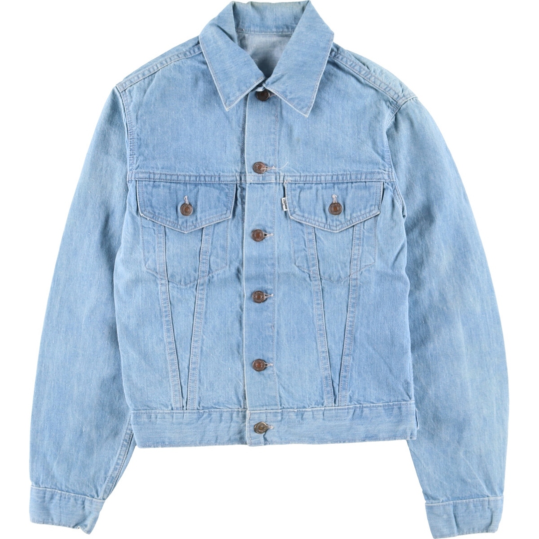 Levi's(リーバイス)の古着 リーバイス Levi's SLIM FIT JACKET スリムフィットジャケット ビッグE シャンブレー デニムジャケット Gジャン レディースS ヴィンテージ /eaa435053 レディースのジャケット/アウター(Gジャン/デニムジャケット)の商品写真