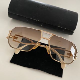 カザール(CAZAL)のCAZALカザールサングラス946-431ブラウングラデーションホワイトゴールド(サングラス/メガネ)