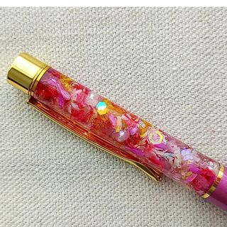 お花ボールペン 赤色(その他)