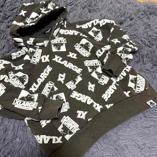 エクストララージキッズ(XLARGE KIDS)のXLARGE KIDS★総ロゴ　パーカー　120(Tシャツ/カットソー)