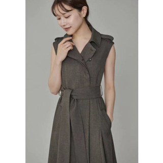 L'or   sleeveless coat  dress  (ロングワンピース/マキシワンピース)