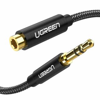 【人気商品】UGREEN イヤホン 延長コード ヘッドホン 3.5mm 延長 ス(その他)