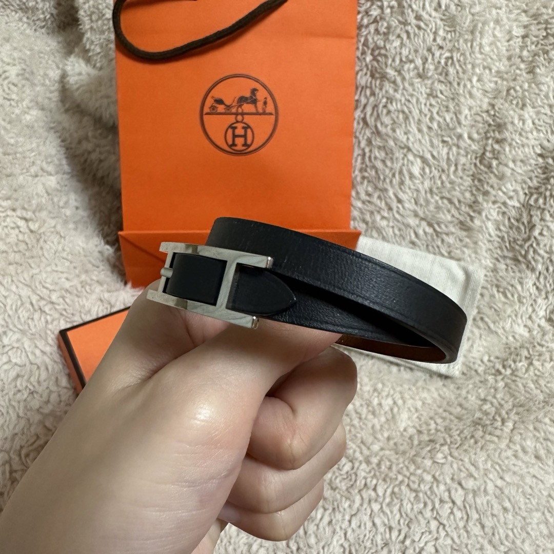 Hermes(エルメス)のHERMES エルメス　ブレスレット　レディース　ベルト　レザー レディースのアクセサリー(ブレスレット/バングル)の商品写真