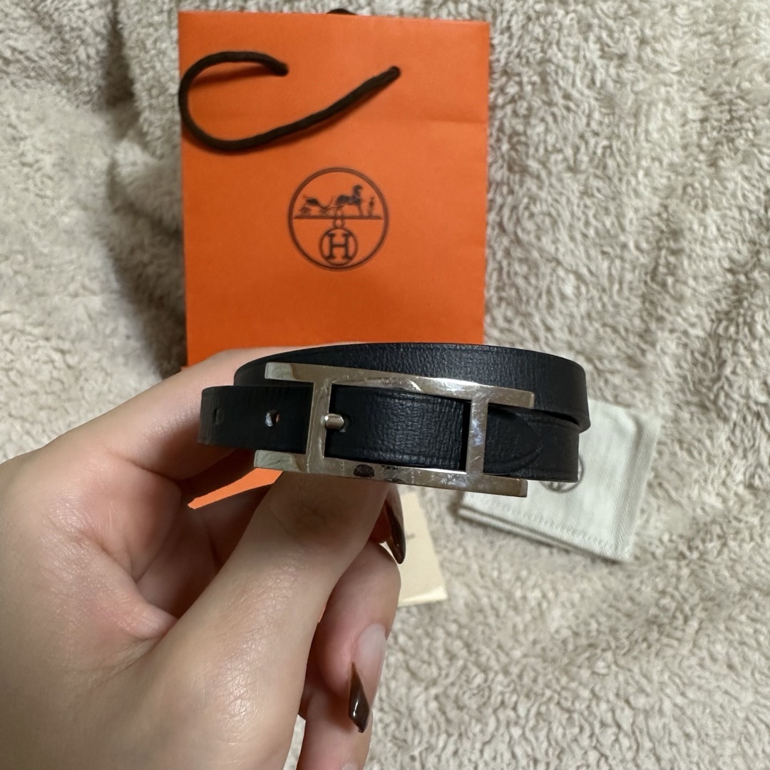 Hermes(エルメス)のHERMES エルメス　ブレスレット　レディース　ベルト　レザー レディースのアクセサリー(ブレスレット/バングル)の商品写真