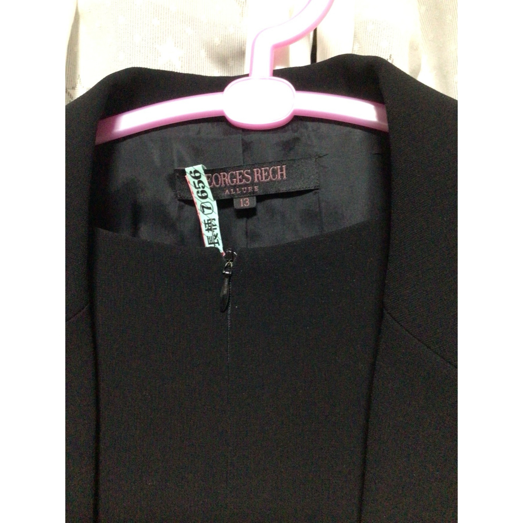 ブラックフォーマル13号 レディースのフォーマル/ドレス(礼服/喪服)の商品写真