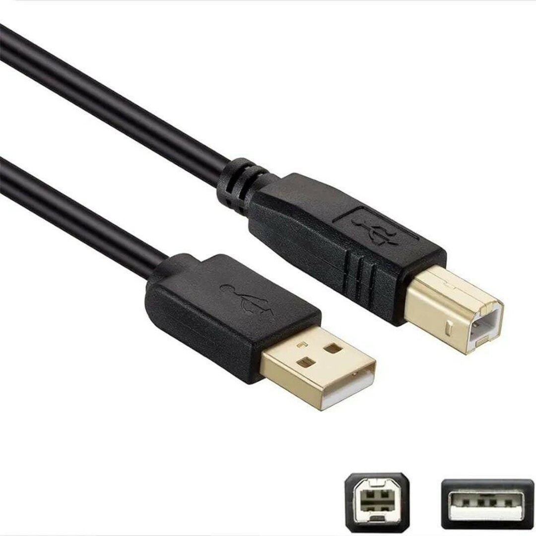 ✨1点限り✨USB2.0ケーブル プリンターケーブル 10m 高速転送 延長 スマホ/家電/カメラのPC/タブレット(PC周辺機器)の商品写真