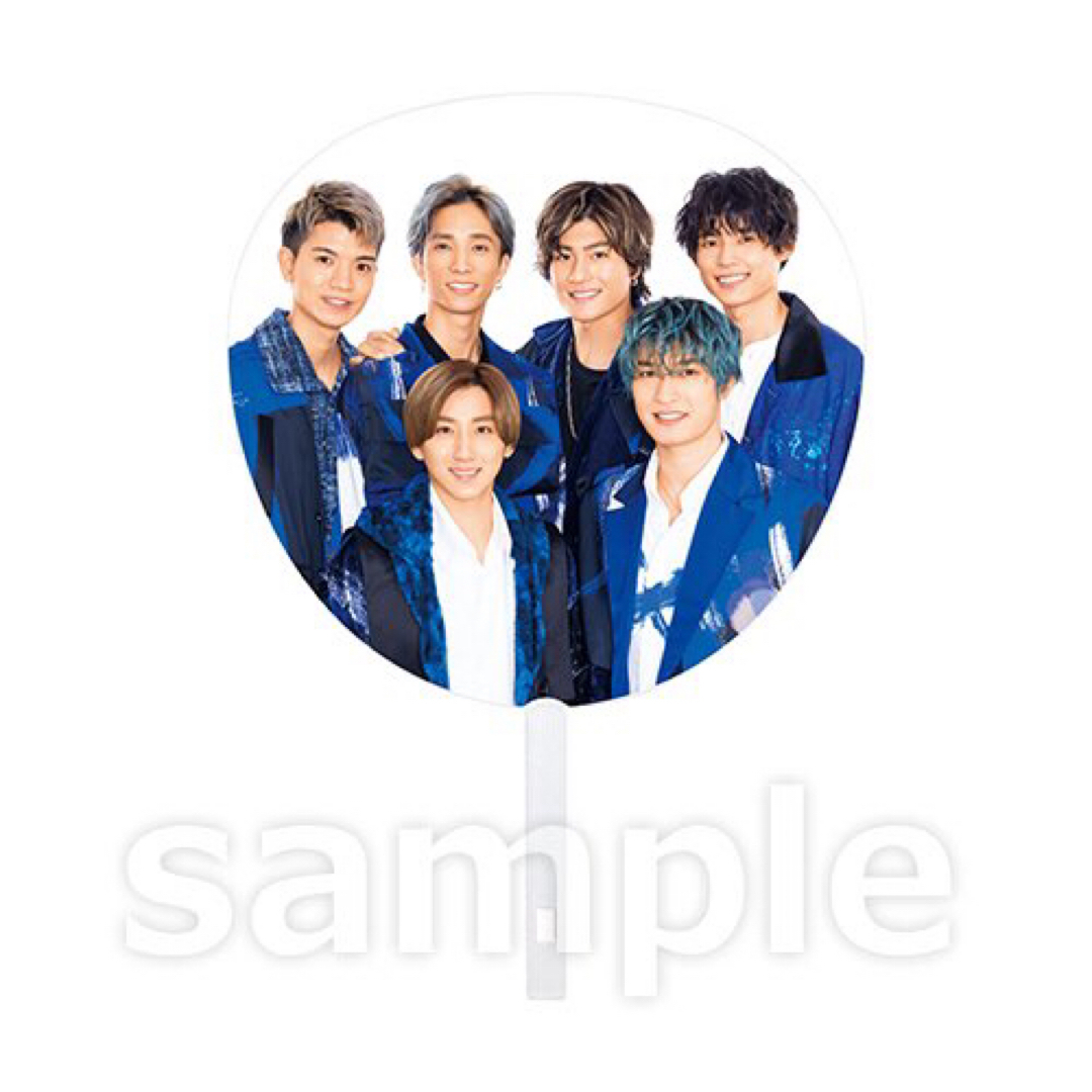 SixTONES うちわ　団扇　集合　カウコン　2021 - 2022 チケットの音楽(男性アイドル)の商品写真