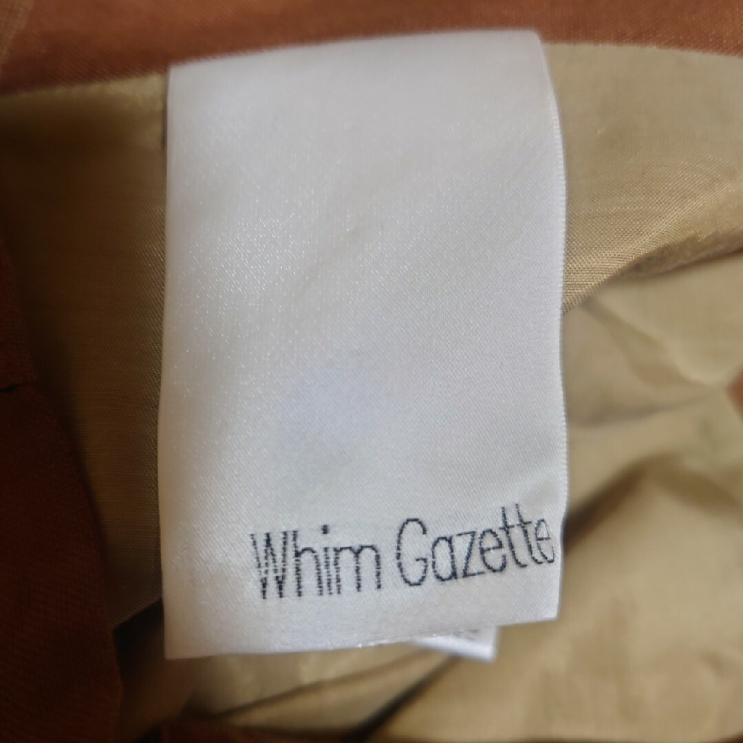 Whim Gazette(ウィムガゼット)のWhim Gazetteリネンスカート ブラウン レディースのスカート(ロングスカート)の商品写真