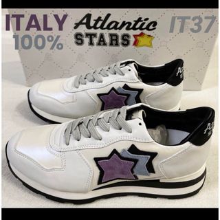 SALE‼️【新品】ATLANTICSTARS ホワイト 37 イタリア製