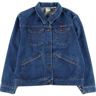 ラングラー(Wrangler)の古着 80年代 ラングラー Wrangler デニムジャケット Gジャン USA製 レディースL ヴィンテージ /eaa435569(Gジャン/デニムジャケット)