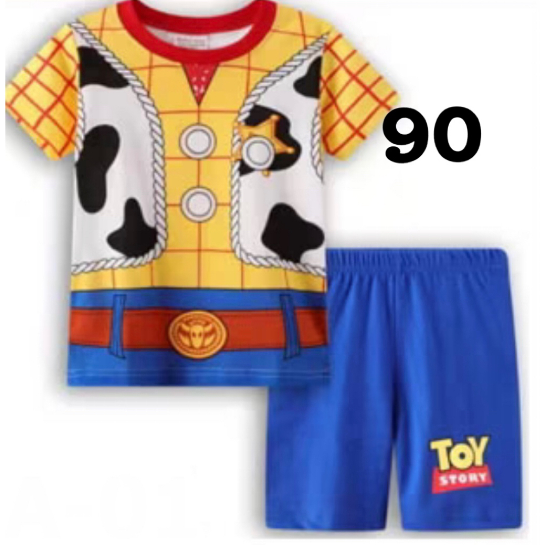 ウッディ　半袖パジャマ　90 キッズ/ベビー/マタニティのキッズ服男の子用(90cm~)(パジャマ)の商品写真