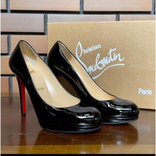 クリスチャンルブタン(Christian Louboutin)のクリスチャンルブタン❤︎パテントレザーパンプス 黒23.5㎝(ハイヒール/パンプス)