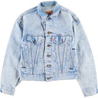 リーバイス(Levi's)の古着 90年代 リーバイス Levi's 57514-0203 デニムジャケット Gジャン USA製 レディースL ヴィンテージ /eaa435574(Gジャン/デニムジャケット)