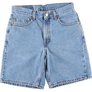 リーバイス(Levi's)の古着 90年代 リーバイス Levi's 550 RELAXED FIT デニムショーツ ショートパンツ USA製 メンズw30 ヴィンテージ /eaa435724(ショートパンツ)