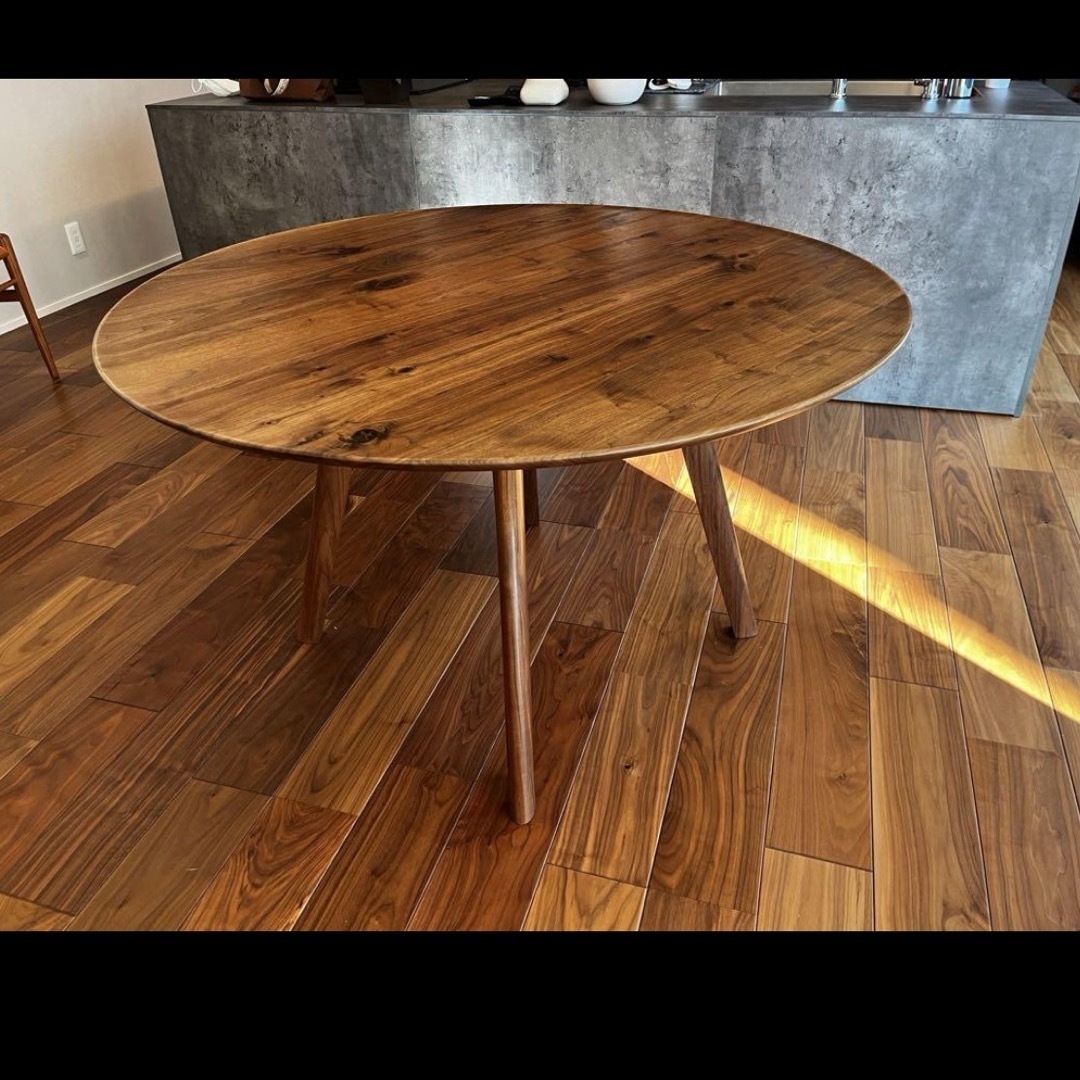 カリモク家具(カリモクカグ)のAGILE Circle Dining Table 円テーブル インテリア/住まい/日用品の机/テーブル(ダイニングテーブル)の商品写真