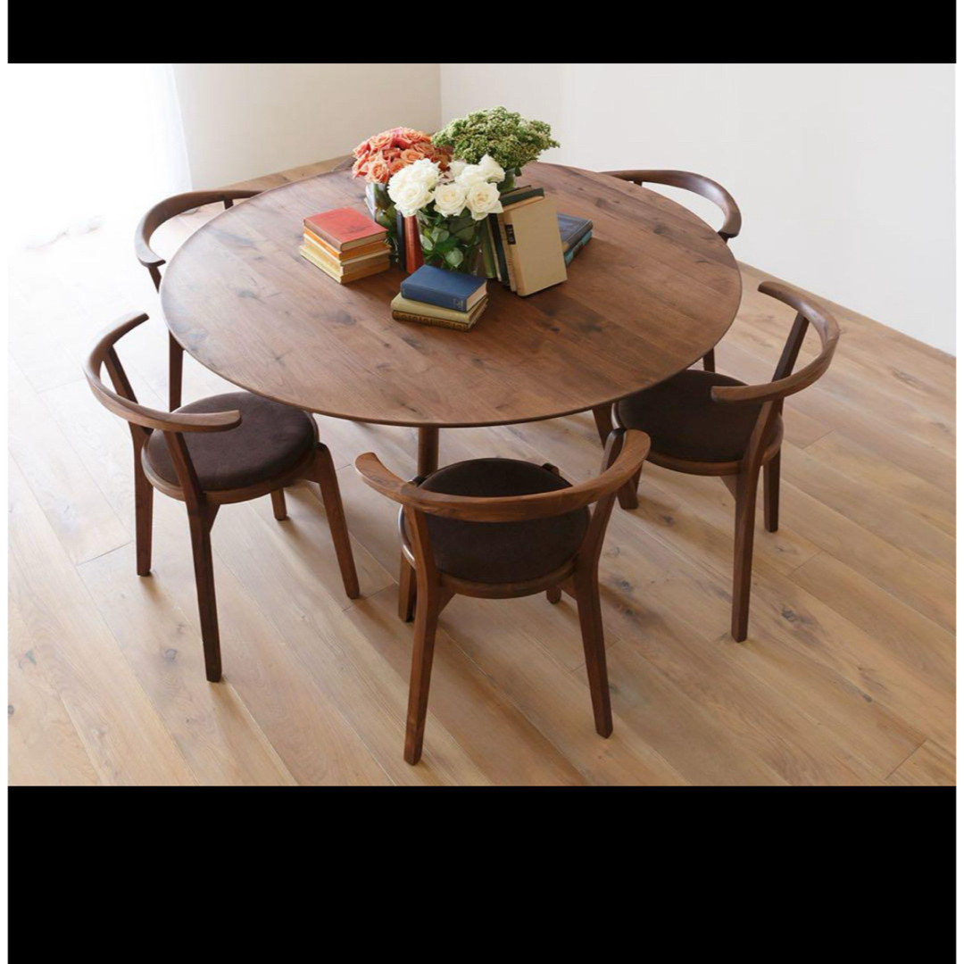 カリモク家具(カリモクカグ)のAGILE Circle Dining Table 円テーブル インテリア/住まい/日用品の机/テーブル(ダイニングテーブル)の商品写真