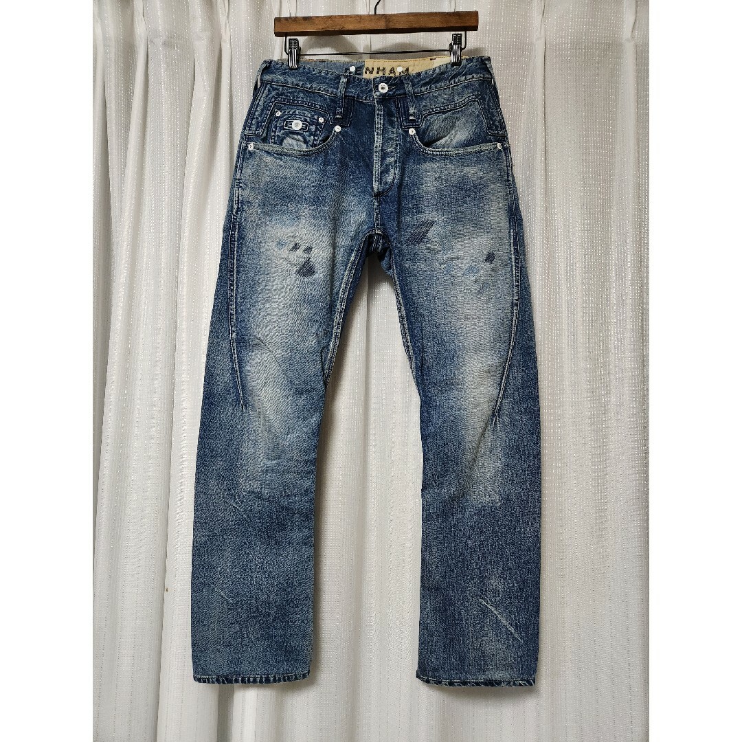美品】DENHAM デンハム CROSSBACK MIJHW 日本製 W28 美品】DENHAM デンハム CROSSBACK MIJHW 日本製 W28