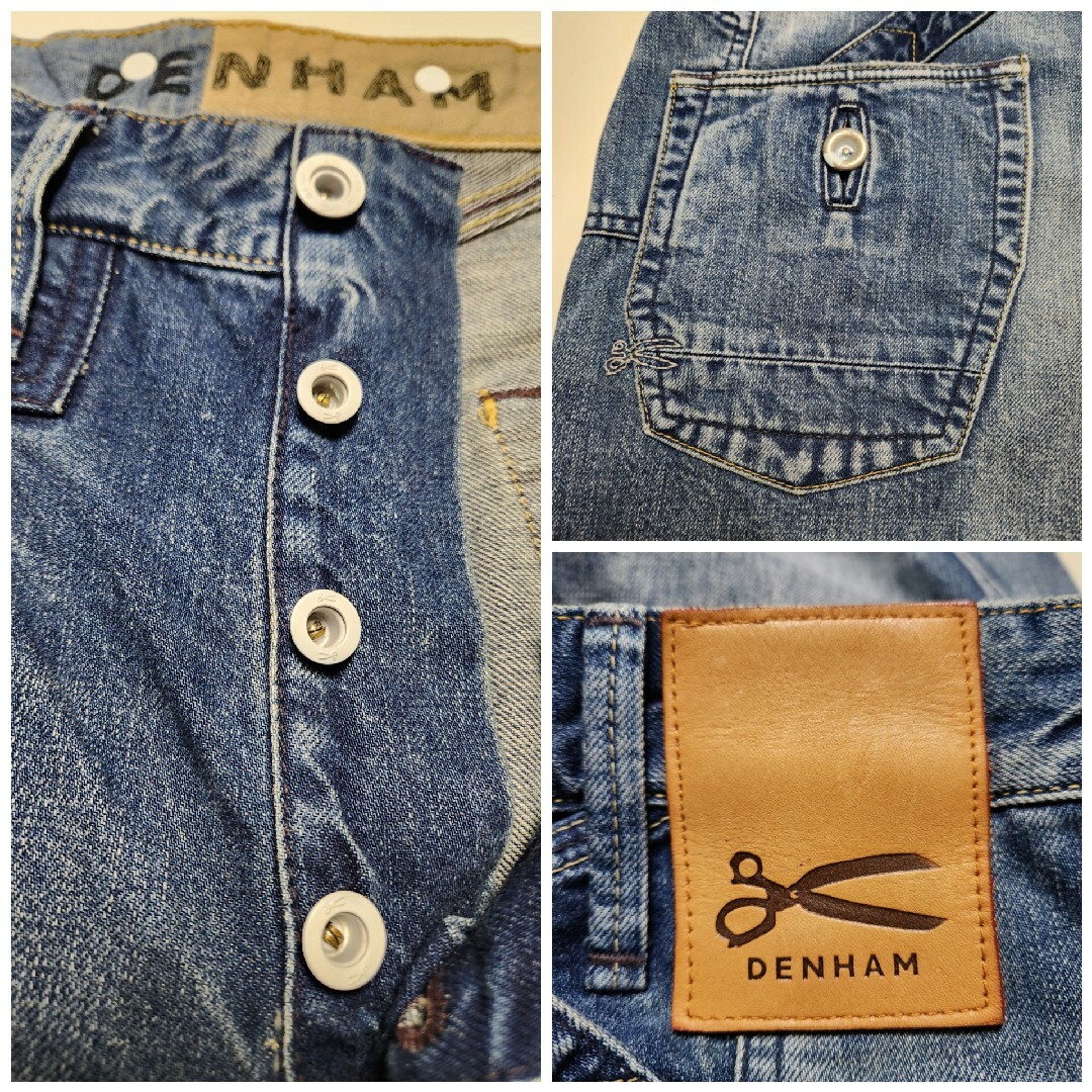 美品】DENHAM デンハム CROSSBACK MIJHW 日本製 W28 美品】DENHAM デンハム CROSSBACK MIJHW 日本製 W28