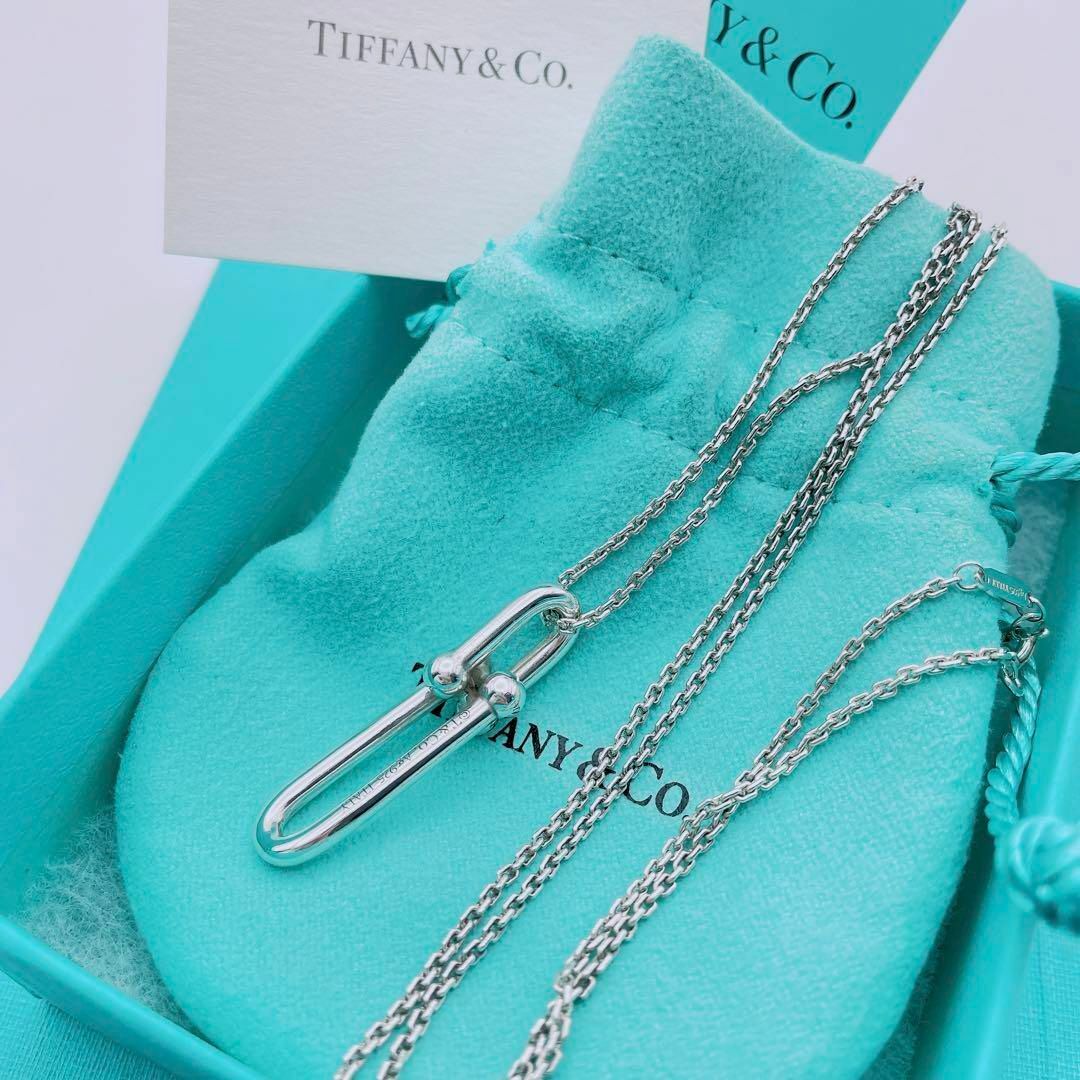 Tiffany & Co.(ティファニー)の【極美品】希少　Tiffany & Co. ハードウェア　ネックレス　シルバー レディースのアクセサリー(ネックレス)の商品写真