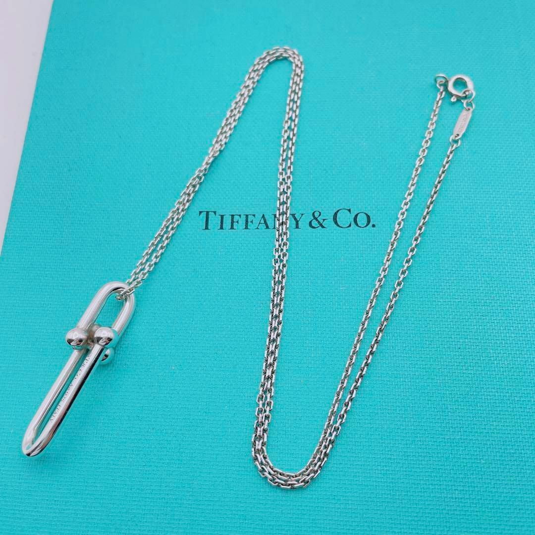 Tiffany & Co.(ティファニー)の【極美品】希少　Tiffany & Co. ハードウェア　ネックレス　シルバー レディースのアクセサリー(ネックレス)の商品写真