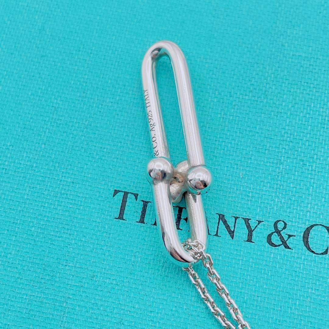 Tiffany & Co.(ティファニー)の【極美品】希少　Tiffany & Co. ハードウェア　ネックレス　シルバー レディースのアクセサリー(ネックレス)の商品写真