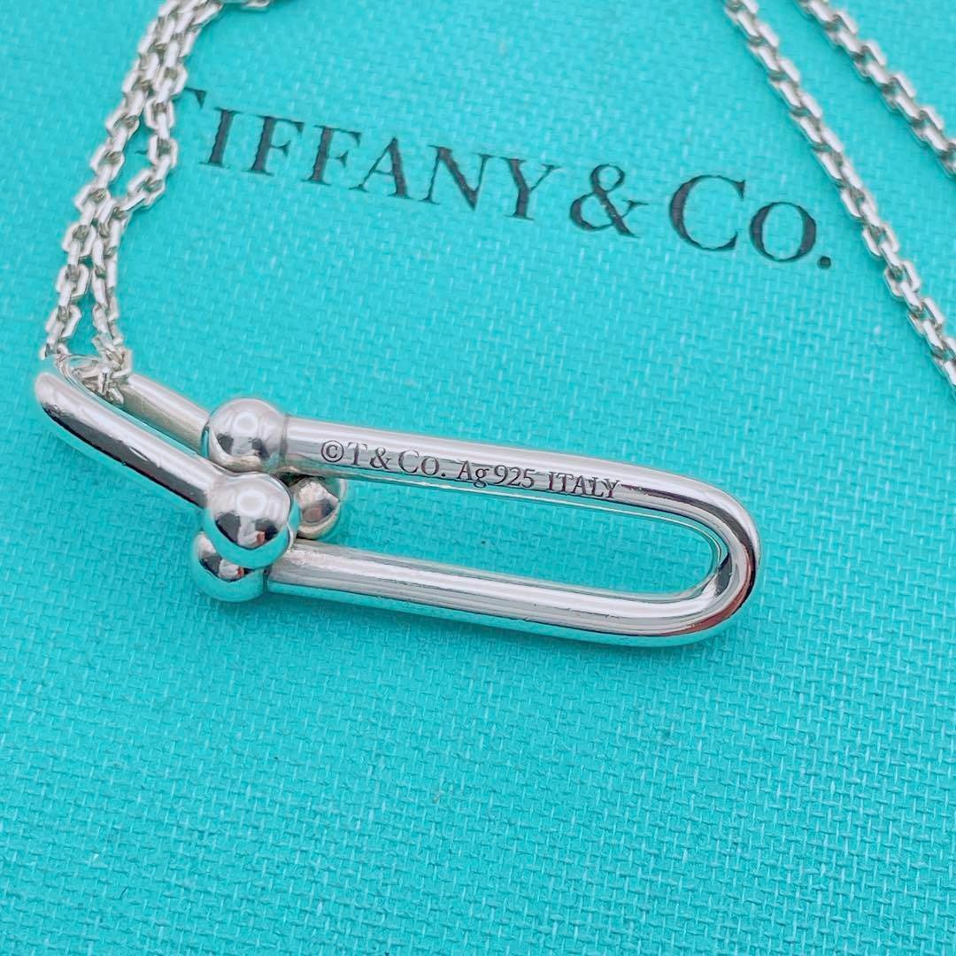 Tiffany & Co.(ティファニー)の【極美品】希少　Tiffany & Co. ハードウェア　ネックレス　シルバー レディースのアクセサリー(ネックレス)の商品写真