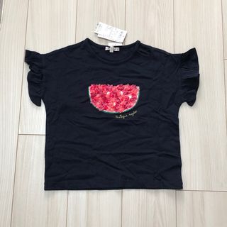 エニィファム(anyFAM)のエニィファム　半袖　Tシャツ　ネイビー　120 スイカ(Tシャツ/カットソー)