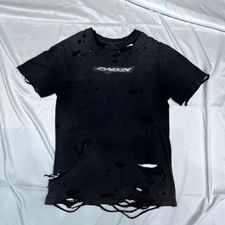 オークリー(Oakley)のoakley fade damage logo design tee(Tシャツ/カットソー(半袖/袖なし))