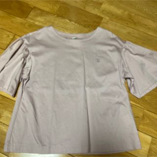 ユニクロ(UNIQLO)のUNIQLO 五分袖　Tシャツ(Tシャツ(半袖/袖なし))