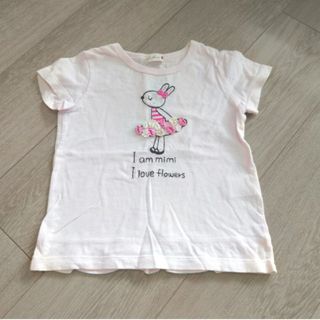 ニットプランナー(KP)の＊美品＊ＫＰ ニットプランナー お花mimiちゃんTシャツ 100 バレリーナ(Tシャツ/カットソー)