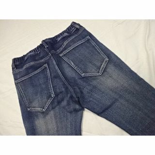 アズールバイマウジー(AZUL by moussy)のアズールバイマウジー☆防寒☆フリーススリムデニム☆M☆ウェスト約78～84cm(デニム/ジーンズ)