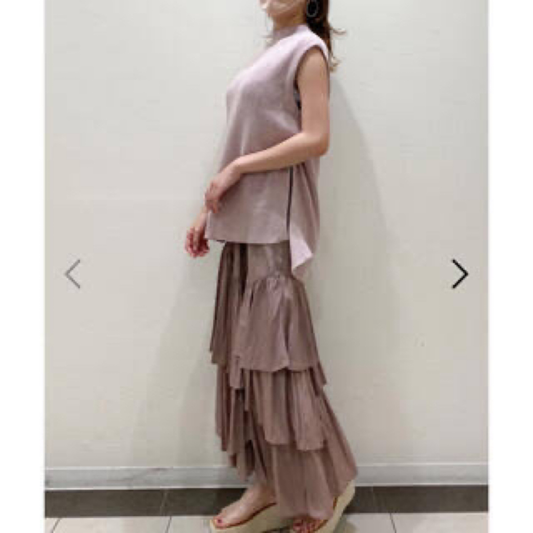 美品 snidel スナイデル ニットベストボリュームスカート セット 美品 snidel スナイデル ニットベストボリュームスカート セット