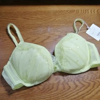 シュットインティメイツ(Chut! INTIMATES)のスプリング　ライムグリーン　高級　繊細　ランジェリー　緑　グリーン　淡い(ブラ)