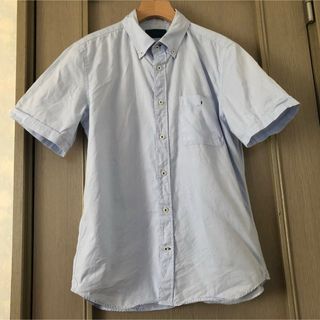 レイジブルー(RAGEBLUE)の【RAGEBLUE】メンズ 半袖シャツ トップス シンプル シャツ 半袖 ブルー(シャツ)