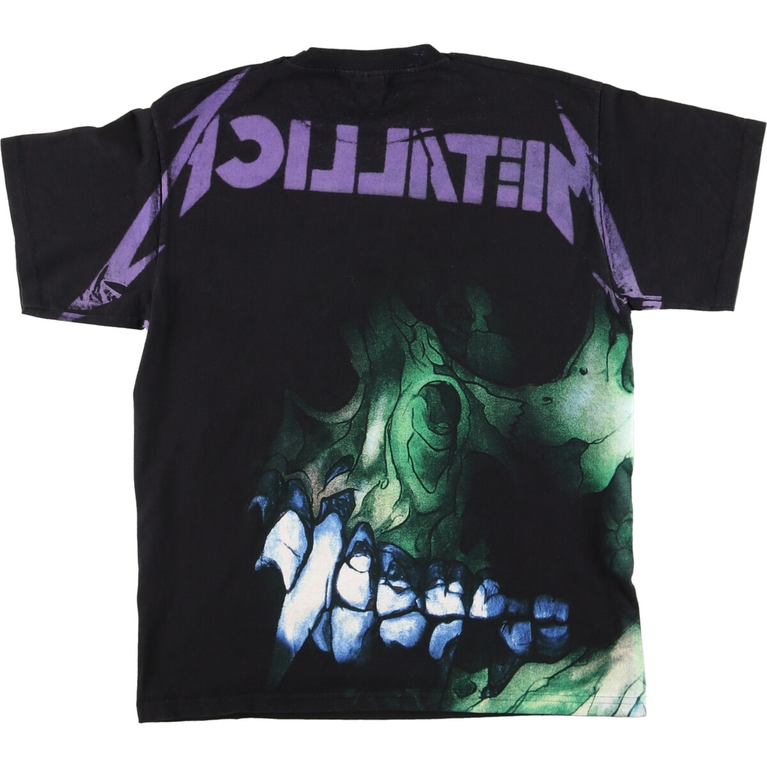 FRUIT OF THE LOOM(フルーツオブザルーム)の古着 フルーツオブザルーム FRUIT OF THE LOOM METALLICA メタリカ 両面プリント バンドTシャツ バンT メンズL /eaa436288 メンズのトップス(Tシャツ/カットソー(半袖/袖なし))の商品写真